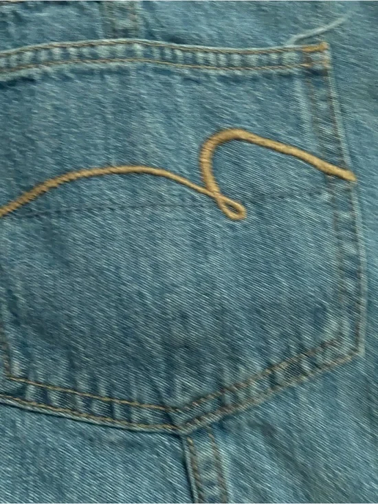 Vintage Christopher & Banks Modest Button Front Long Denim Skirt 8 - Picture 7 of 9